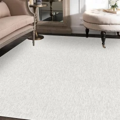 Unamourdetapis Tapis salon et chambre tissé motif uni SAKRDA, écru* Tapis Uni