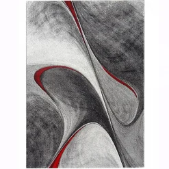 Unamourdetapis Tapis salon et chambre tissé motif géométrique LYN8 MADILA, rouge* Tapis Intérieur