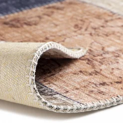 Unamourdetapis Tapis salon et chambre tissé motif géométrique VIVACE 9, beige, bleu, rose* Tapis Pour Salon