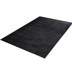 Sale Unamourdetapis Tapis salon LYN10 LAVABLE, soft et soyeux, tapis uni à l'aspect Shaggy, noir