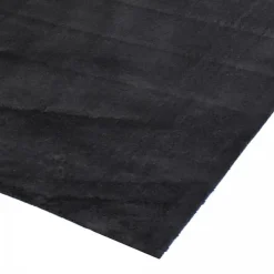 Sale Unamourdetapis Tapis salon LYN10 LAVABLE, soft et soyeux, tapis uni à l'aspect Shaggy, noir