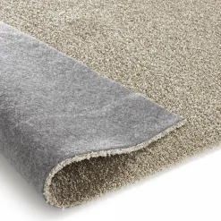 Unamourdetapis Tapis shaggy tissé motif uni TAPITOP, beige* Tapis Uni