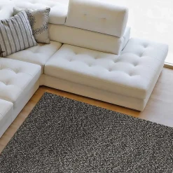 Unamourdetapis Tapis shaggy tissé motif uni SG LOCA, gris* Tapis Pour Chambre