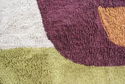 Ornami Tapis tufté formes géométriques violet L.90 x l.60 cm* Tapis Intérieur|Tapis Pour Chambre