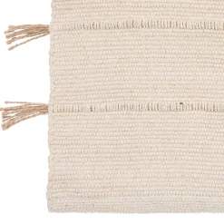 Atmosphera Créateur D'Intérieur Tapis Tula en coton avec pompon en jute 60x90cm- Noir- Atmosphera* Tapis Pour Chambre
