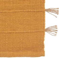 Atmosphera Créateur D'Intérieur Tapis Tula en coton avec pompon en jute 60x90cm- Noir- Atmosphera* Tapis Pour Chambre