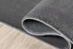 The Carpet Tapis uni antidérapant lavable Anthracite - 80 x 150 cm - RELAX* Tapis Pour Chambre