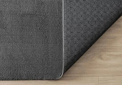 The Carpet Tapis uni antidérapant lavable Anthracite - 80 x 150 cm - RELAX* Tapis Pour Chambre