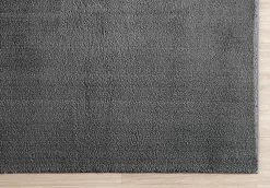 The Carpet Tapis uni antidérapant lavable Anthracite - 80 x 150 cm - RELAX* Tapis Pour Chambre