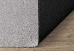 The Carpet Tapis uni antidérapant lavable Gris - 120 x 160 cm - RELAX* Tapis Intérieur|Tapis Pour Chambre