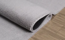 The Carpet Tapis uni antidérapant lavable Gris - 120 x 160 cm - RELAX* Tapis Intérieur|Tapis Pour Chambre