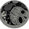 Sale Tulup Tapis vinyle rond fi150 cm Facile d'entretien Crâne