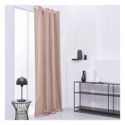 Best Today Rideau Isolant Thermique Essential Uni - 140 x 240 cm - Rose des sables
