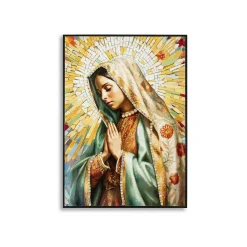 Mauro Ferretti Toile décorative avec cadre Madonna 72x4x102 cm* Tableau Déco