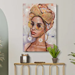 Mauro Ferretti Toile décorative fait main Jennifer 70x30x100 cm* Tableau Déco