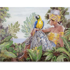 Mauro Ferretti Toile décorative Kenda 120x3x90 cm* Tableau Déco