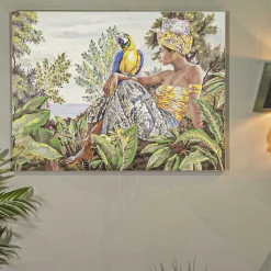 Mauro Ferretti Toile décorative Kenda 120x3x90 cm* Tableau Déco