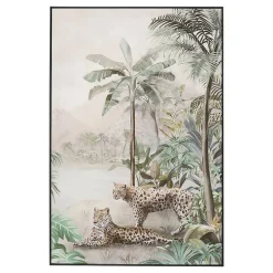 Atmosphera Créateur D'Intérieur Toile imprimée Alyssa - bois - 60x90 cm - Atmosphera* Tableau Déco