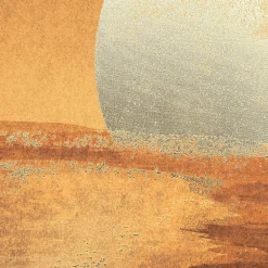 Atmosphera Créateur D'Intérieur Toile imprimée encadrée Soleil - bois - 60x90 cm - Atmosphera