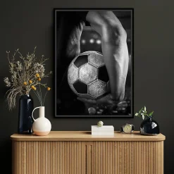 Best Dada Art Toile imprimée Foot Ball montée sur châssis bois en pin 50x70 cm