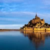 Clearance Dada Art Toile imprimée Mont St Michel Landscape 60X90 montée sur châssis bois en pin 60x90 cm