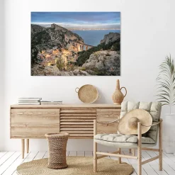Clearance Dada Art Toile imprimée Vallon Des Corbières montée sur châssis bois en pin 100x140 cm