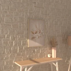 Atmosphera Créateur D'Intérieur Toile Tida - bois - 50x70 cm - Atmosphera* Tableau Déco