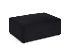 Hot Best Mobilier Topaze - pouf - en velours texturé -