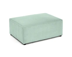 Best Mobilier Topaze - pouf - en velours texturé -* Pouf Et Poire