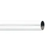 Riel Chyc Tringle à rideau métal diamètre 20 mm (250 cm - Blanc)* Tringle À Rideau À Composer