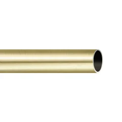 Riel Chyc Tringle à rideau métal diamètre 20 mm (150 cm - Doré Vieilli)* Tringle À Rideau À Composer