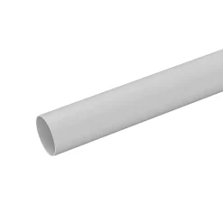 Clearance GoodHome Tringle à rideau Anafi métal blanc mat Ø28 x L.150cm