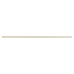 Clearance GoodHome Tringle à rideau Elasa métal effet laiton doré Ø19 x L.150cm