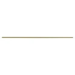 Clearance GoodHome Tringle à rideau Elasa métal effet laiton doré satin Ø28 x L.150cm