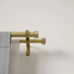 Sale Umbra Tringle à rideaux double en acier laiton Cappa Longueur réglable de 168 à 305 cm