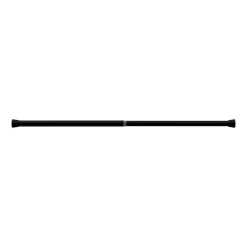 GoodHome Tringle à rideaux extensible Araxos noir mat L.90/120cm* Barre À Rideau Extensible