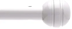 Ateliers 28 TRINGLE A RIDEAU RONDE BLANCHE - 40X70 - ATELIERS28* Barre De Rideau Pour Vitrage