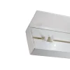 New Tringle déco Rail PVC avec profil de décoration blanc 120cm