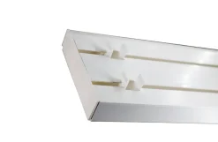 Best Tringle déco Rail PVC blanc 2 voies de 200cm