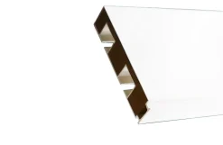 Best Tringle déco Rail PVC blanc 2 voies de 200cm