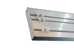 Tringle déco Rail PVC blanc 3 voies de 200cm* Rail À Rideaux