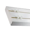 New Tringle déco Rail PVC blanc 2 voies de 180cm