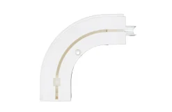 Tringle déco Retour gauche 1 voie 130x130mm pour rail PVC* Rail À Rideaux
