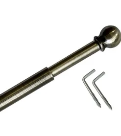 Secodir Tringle Extensible Boule diamètre 8 mm - 30 à 50 cm
