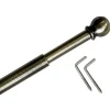 Secodir Tringle Extensible Boule diamètre 8 mm - 60 à 100 cm* Barre De Rideau Pour Vitrage