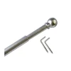 Secodir Tringle Extensible Boule diamètre 8 mm - 40 à 70 cm* Barre De Rideau Pour Vitrage