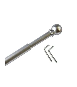 Secodir Tringle Extensible Boule diamètre 8 mm - 40 à 70 cm* Barre De Rideau Pour Vitrage