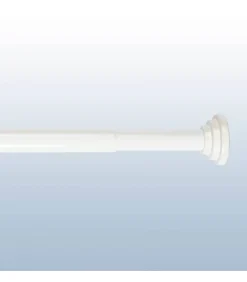 Sale Douceur D'Intérieur Tringle extensible entre 2 murs sans percage blanc - 140 à 260 cm - Blanc