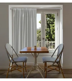 Douceur D'Intérieur Tringle extensible entre 2 murs sans percage nickel mat - 60 à 90 cm - Nickel mat* Barre À Rideau Extensible
