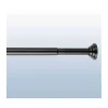 Clearance Douceur D'Intérieur Tringle extensible entre 2 murs sans percage Noir - 90 à 140 cm - Noir